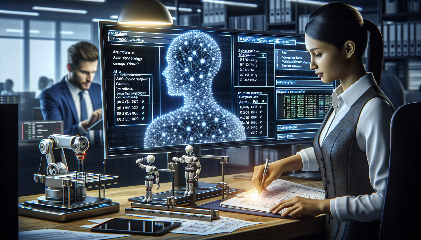 How AI can basically help in compliance? For example, if I want to do compliance for any company, particularly related to labor laws, then if I have a factory that employs a lot of contractors, I need to check whether the contractors have made the payment or not. Typically, this is done by checking the TRRN details online as a compliance check, and then ensuring that every employee listed in the factory’s attendance record has been paid.
        In the current process, various documents are involved. Each contractor presents different documents: first, attendance records are maintained manually; then a wage sheet is created based on these records. Once the wage sheet is finalized, payments are processed using bank details obtained from hard copies that are signed and later matched with bank statements to confirm the payment.
        Auditing this compliance—verifying adherence to the Employee Profit and Fund Act and confirming that all casual laborers who worked during the month have been paid the correct wages—requires handling a large volume of documents, including PDFs, scanned copies, and physical records. Manually auditing even one contractor can be time-consuming, and companies often have 10 to 15 contractors, which adds to the complexity.
        To address this challenge, we can combine Robotic Process Automation (RPA) with AI agents. The process begins with RPA extracting the TRRN number from the ECR provided by the labor contractor. The RPA then uses this number to search for and retrieve all relevant details, compiling the data into a structured format such as an Excel sheet or a table. Next, an AI match using large language models verifies whether the payment has been made.
        This AI-driven approach involves a multi-step matching process. First, the system matches EPFO records (fetched via the TRRN number) with the wage register. It then cross-verifies the wage register with the attendance register and the bank payment records. This three-way match streamlines the compliance verification by ensuring that all documents are consistent with each other.
        Furthermore, AI helps address errors that occur with manual data entry. For instance, if a register records the same person with slight variations in their name (such as different middle or last names), traditional matching becomes problematic. With AI, data is extracted from physical documents and converted into a structured table, allowing for intelligent cross-verification. This ensures that discrepancies—whether in the wage calculations or in the recorded attendance—are identified and corrected efficiently.
        Overall, this AI solution leverages both RPA and advanced AI matching to automate compliance audits. By reducing manual errors and streamlining the verification process, AI agents can act as effective compliance monitors, ensuring that all aspects of labor law compliance are accurately and efficiently checked.