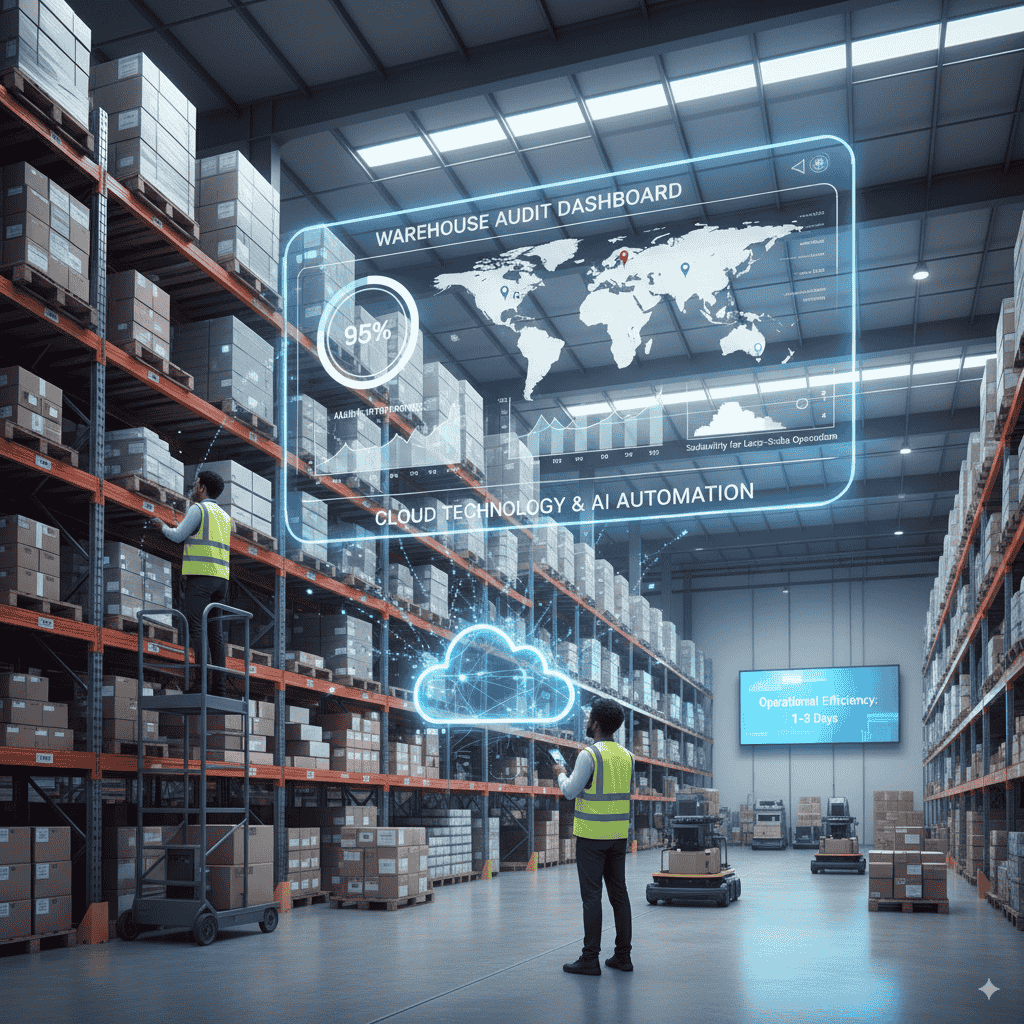 Warehouse Audits with Cloud Technology and Barcode-Based Systems